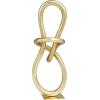 imageDeco 79 Aluminum Metal Abstract Decorative Sculpture Swirl Home Decor Statue Accent Figurine 7quot x 4quot x 13quot GoldGold
