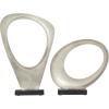 imageDeco 79 Aluminum Metal Abstract Decorative Sculpture Swirl Home Decor Statue Accent Figurine 7quot x 4quot x 13quot GoldSilver