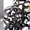 imageDeco 79 Aluminum Metal Geometric Decorative Sculpture Home Decor Statues Set of 3 Accent Figurines 8quot 6quot 4quotW BrassBrass