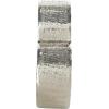 imageDeco 79 Aluminum Metal Heart Decorative Sculpture Slanted Home Decor Statue with Cube Textured Exterior Accent Figurine 9quot x 3quot x 9quot GoldSilver