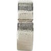imageDeco 79 Aluminum Metal Heart Decorative Sculpture Slanted Home Decor Statue with Cube Textured Exterior Accent Figurine 9quot x 3quot x 9quot GoldSilver