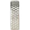 imageDeco 79 Aluminum Metal Heart Decorative Sculpture Slanted Home Decor Statue with Dimensional Cube Textured Exterior Accent Figurine 9quot x 3quot x 9quot GoldSilver