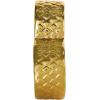 imageDeco 79 Aluminum Metal Heart Decorative Sculpture Slanted Home Decor Statue with Dimensional Cube Textured Exterior Accent Figurine 9quot x 3quot x 9quot GoldGold