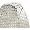 imageDeco 79 Aluminum Metal Heart Decorative Sculpture Slanted Home Decor Statue with Dimensional Cube Textured Exterior Accent Figurine 9quot x 3quot x 9quot GoldSilver