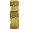 imageDeco 79 Aluminum Metal Heart Decorative Sculpture Slanted Home Decor Statue with Dimensional Cube Textured Exterior Accent Figurine 9quot x 3quot x 9quot GoldGold