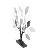 imageDeco 79 Ceramic Heart Decorative Sculpture Abstract Overlapping Home Decor Statue Accent Figurine 11quot x 2quot x 10quot SilverBlack