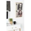 imageDeco 79 Farmhouse Metal Rectangle Magazine Rack Holder 14quot x 4quot x 25quot Black14 x 4 x 25