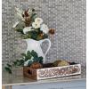 imageDeco 79 Mango Wood Tray with Carved Sides Set of 2 18quot 15quotW Brown