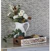 imageDeco 79 Mango Wood Tray with Carved Sides Set of 2 18quot 15quotW Brown