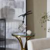 imageDeco 79 Marble Gymnast Decorative Sculpture Home Decor Statue with Gold Cube Base Accent Figurine 11quot x 6quot x 19quot Black11 x 6 x 17