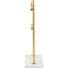 imageDeco 79 Marble Jewelry Stand with Rectangular Base 12quot x 4quot x 13quot GoldGold