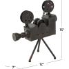 imageDeco 79 Metal Film Decorative Sculpture Camera Home Decor Statue Accent Figurine 12quot x 7quot x 15quot Brown