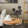imageDeco 79 Metal Film Decorative Sculpture Camera Home Decor Statue Accent Figurine 12quot x 7quot x 15quot Brown