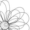 imageDeco 79 Metal Floral Home Wall Decor 3D Wire Wall Sculpture with Crystal Embellishments Wall Art 29quot x 1quot x 29quot Black
