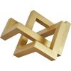 imageDeco 79 Metal Geometric Decorative Sculpture Abstract Shaped Home Decor Statue Accent Figurine 12quot x 13quot x 7quot GoldGold