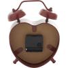 imageDeco 79 Metal Heart Clock with Bell Style Top 7quot x 3quot x 8quot BlueRed