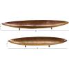 imageDeco 79 Metal Living Room Decor Tray Ottoman Tray Set of 2 Serving Tray 36quot 29quotW Brown36 x 7 x 4