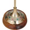 imageDeco 79 Metal Small Vintage Style Decorative Scales with Red and Green Floral Accents 12quot x 4quot x 12quot Gold