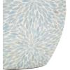 imageDeco 79 Mother of Pearl Shell Handmade Decorative Vase Mosaic Inspired Centerpiece Vase Flower Vase for Home Decoration 8quot x 8quot x 15quot GrayLight Blue