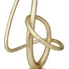 imageDeco 79 Polystone Abstract Decorative Sculpture Swirl Home Decor Statue Accent Figurine 8quot x 9quot x 19quot Gold8 x 9 x 19