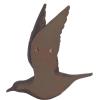 imageDeco 79 Polystone Bird Home Wall Decor Metallic 3D Sculpted Floating Wall Sculpture Set of 3 Wall Art 10quot10quot10quotH GoldBROWN