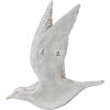 imageDeco 79 Polystone Bird Home Wall Decor Metallic 3D Sculpted Floating Wall Sculpture Set of 3 Wall Art 10quot10quot10quotH GoldSILVER