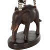 imageDeco 79 Polystone Pig Decorative Sculpture Home Decor Statue Accent Figurine 13quot x 4quot x 7quot Dark BrownBlack