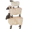 imageDeco 79 Polystone Pig Decorative Sculpture Home Decor Statue Accent Figurine 13quot x 4quot x 7quot Dark BrownCream