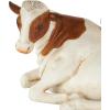imageDeco 79 Polystone Pig Decorative Sculpture Home Decor Statue Accent Figurine 13quot x 4quot x 7quot Dark BrownCream