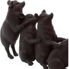 imageDeco 79 Polystone Pig Decorative Sculpture Home Decor Statue Accent Figurine 13quot x 4quot x 7quot Dark BrownDark Brown