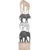 imageDeco 79 Polystone Pig Decorative Sculpture Home Decor Statue Accent Figurine 13quot x 4quot x 7quot Dark BrownMulti Colored