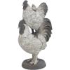imageDeco 79 Polystone Pig Decorative Sculpture Home Decor Statue Accent Figurine 13quot x 4quot x 7quot Dark BrownWhite
