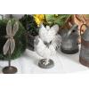 imageDeco 79 Polystone Pig Decorative Sculpture Home Decor Statue Accent Figurine 13quot x 4quot x 7quot Dark BrownWhite