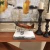 imageDeco 79 Wood Airplane Decorative Sculpture Home Decor Statue with Gray Metal Accents Accent Figurine 16quot x 14quot x 9quot Brown