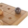imageDeco 79 Wood Home Decor Game Set Decorative Board Game with 9 Balls Board Game 12quot x 16quot x 2quot Brown