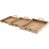 imageWood Metal Tray S3 17quot 20quot 24quotW  3095924 x 15 x 2