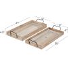 imageWood Metal Tray S3 17quot 20quot 24quotW  30959266 x 122 x 44