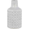 imageCosmoLiving by Cosmopolitan Porcelain Ceramic Decorative Vase Floral Centerpiece Vase Flower Vase for Home Decoration 8quot x 8quot x 14quot GrayGray