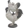 imageDeco 79 Polystone Pig Decorative Sculpture Home Decor Statue Accent Figurine 13quot x 4quot x 7quot Dark BrownWhite