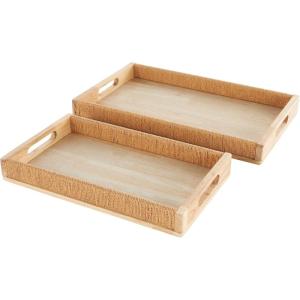 imageWood Metal Tray S3 17quot 20quot 24quotW  3095919 x 119 x 22