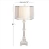 imageBenzara 39966 Antique Colonial Incredible Metal Crystal Table Lamp