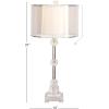 imageBenzara 39966 Antique Colonial Incredible Metal Crystal Table Lamp