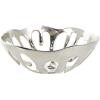 imageDeco 79 Aluminum Metal Decorative Bowl Decorative Bowl Drip Decorative Containers with Open Frame Design Set of 2 Decorative Keepsake Boxes 13quot 11quot W BlackSilver
