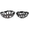 imageDeco 79 Aluminum Metal Decorative Bowl Decorative Bowl Drip Decorative Containers with Open Frame Design Set of 2 Decorative Keepsake Boxes 13quot 11quot W BlackBlack