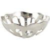 imageDeco 79 Aluminum Metal Decorative Bowl Decorative Bowl Drip Decorative Containers with Open Frame Design Set of 2 Decorative Keepsake Boxes 13quot 11quot W BlackSilver