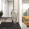 imageDeco 79 Aluminum Metal Decorative Vase Drip Centerpiece Vase with Melting Designed Body Vase for Home Decoration 7quot x 7quot x 15quot GoldSilver
