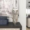 imageDeco 79 Aluminum Metal Decorative Vase Drip Centerpiece Vase with Melting Designed Body Vase for Home Decoration 7quot x 7quot x 15quot GoldSilver