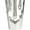 imageDeco 79 Aluminum Metal Decorative Vase Drip Centerpiece Vase with Melting Designed Body Vase for Home Decoration 7quot x 7quot x 15quot GoldSilver