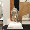 imageDeco 79 Aluminum Metal Decorative Vase Drip Centerpiece Vase with Melting Designed Body Vase for Home Decoration 7quot x 7quot x 15quot GoldSilver