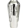 imageDeco 79 Aluminum Metal Decorative Vase Drip Centerpiece Vase with Melting Designed Body Vase for Home Decoration 7quot x 7quot x 15quot GoldSilver